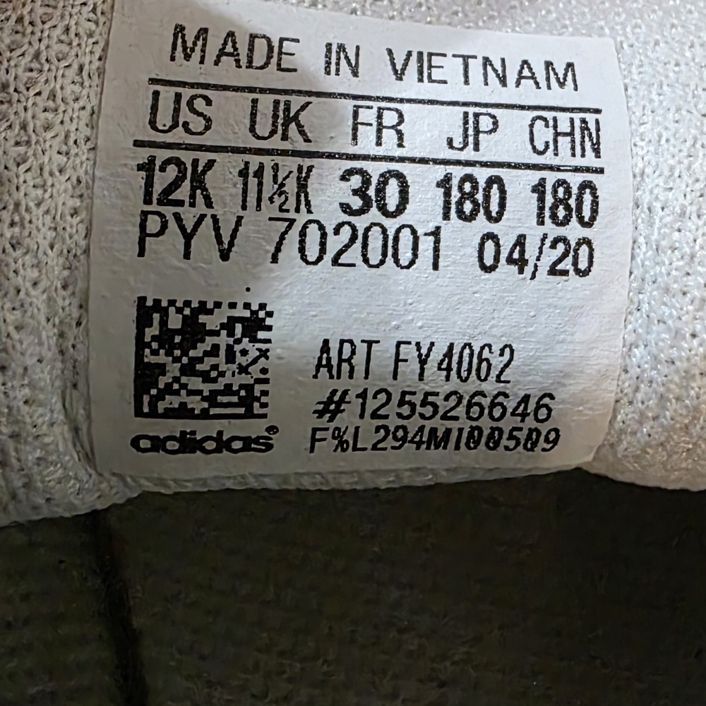 Adidas Run Dmc X Superstar '50Th Anniversary', Kids Size 12 - Picture 9 of 9